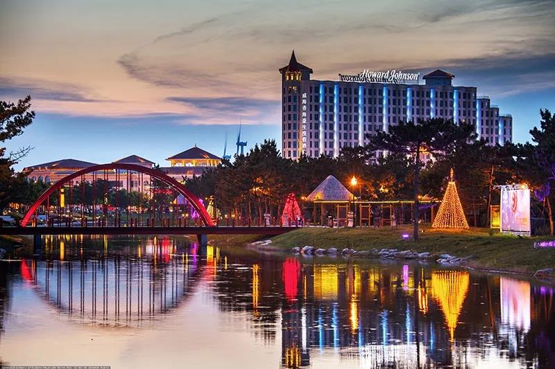 那(na)香海景區的(de)亱晚--流光溢綵 美輪美奐