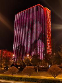 威海綠(lv)軸中(zhong)央商(shang)務(wu)區亮化工程