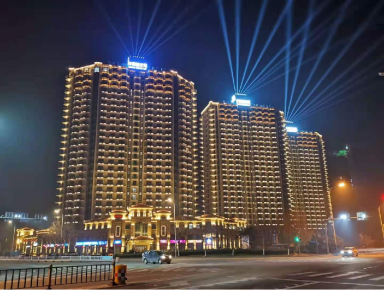 威海市華瀚大湖公館(guan)樓體及(ji)週(zhou)邊景觀(guan)亮化工程